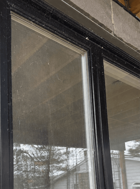 Windows before cleaning